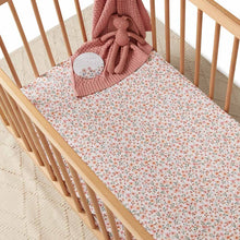 Load image into Gallery viewer, Fitted Cot Sheet - Spring Floral
