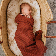 Load image into Gallery viewer, Diamond Knit Baby Blanket - Umber