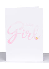 Load image into Gallery viewer, Baby Greeting Card For Girls - Small