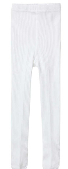 Rib Tights - White